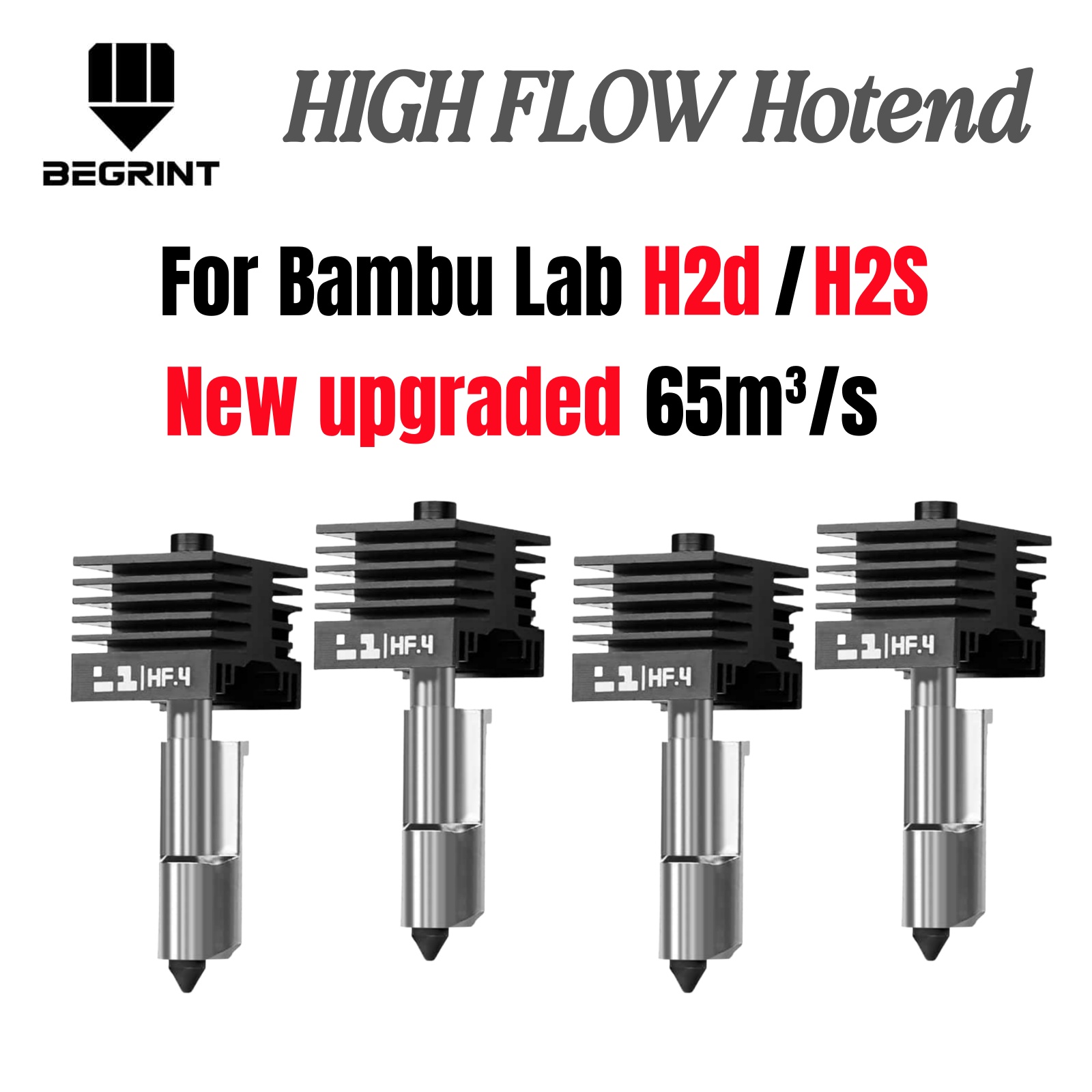 Nozzle 0.4Mm Hardened - Для Bambu Lab H2S H2D Высокопроизводительный