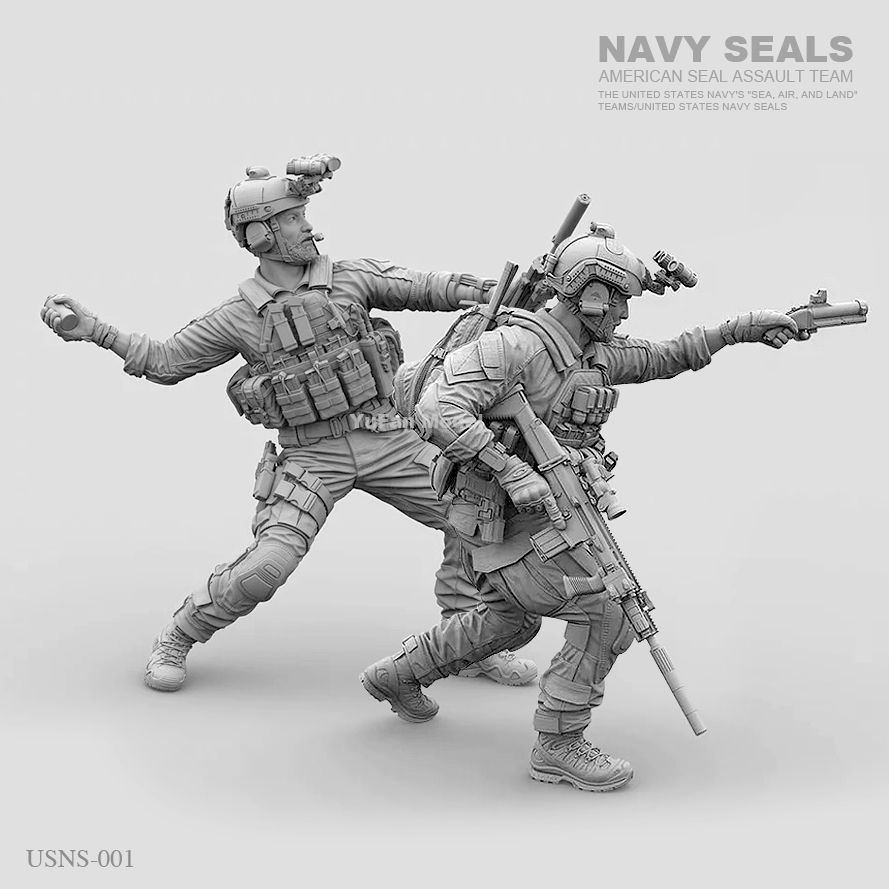 3D Printing Article - 1/35 NAVY SEALS, двухместная группа, солдат