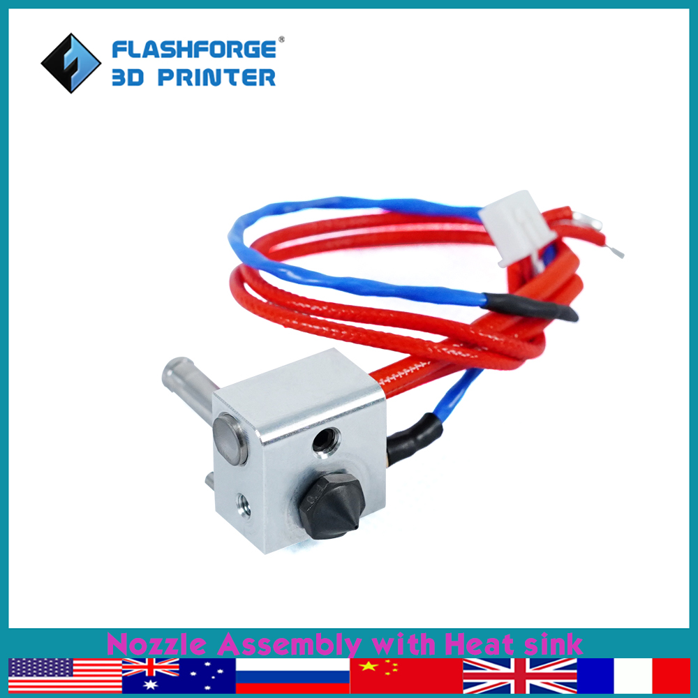 Nozzle 0.4Mm Hardened - Насадка FLASHFORGE с радиатором для Creator
