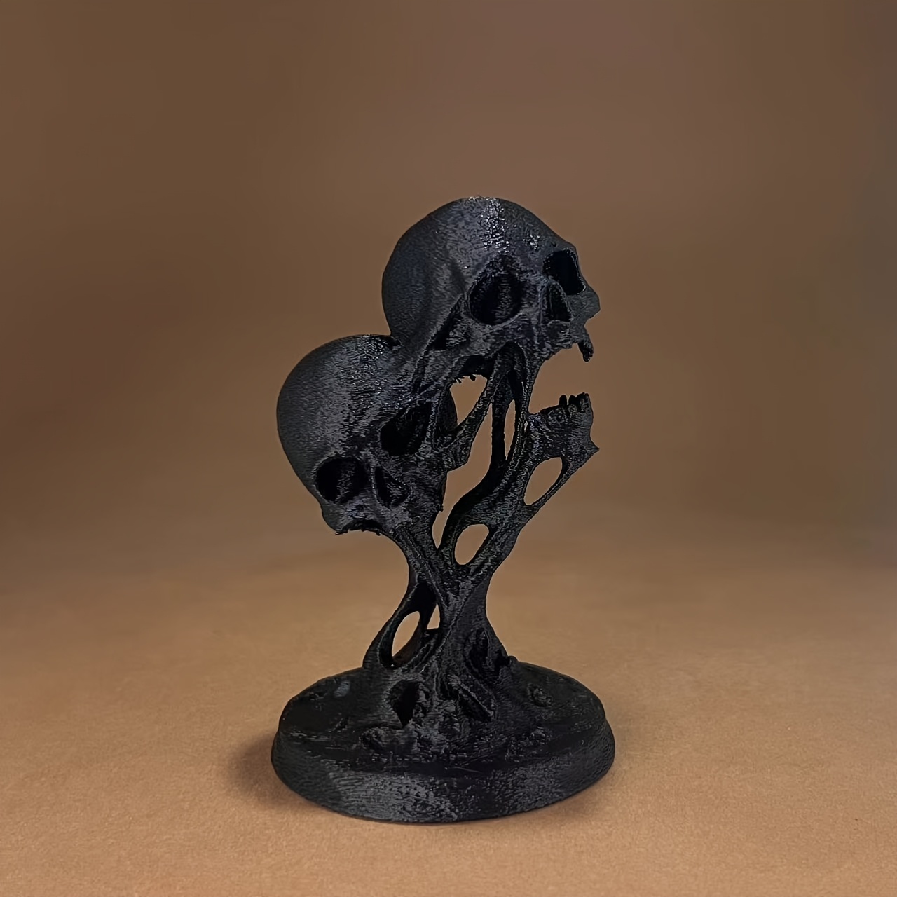 3D Printing Mockup - Готическая статуэтка расплавленного черепа (1 шт.)