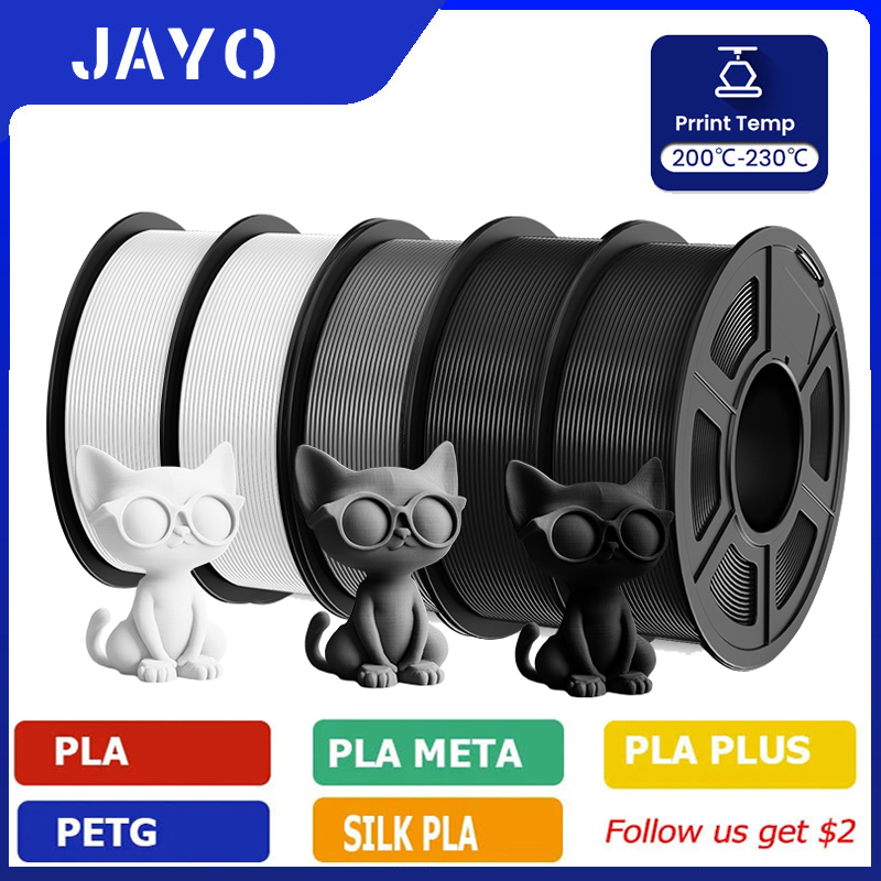 Abs Filament Spool - JAYO 5 рулонов PLA/PLA Plus/petg/ABS/TPU/PLA meta/PLAYG/HS-PLA