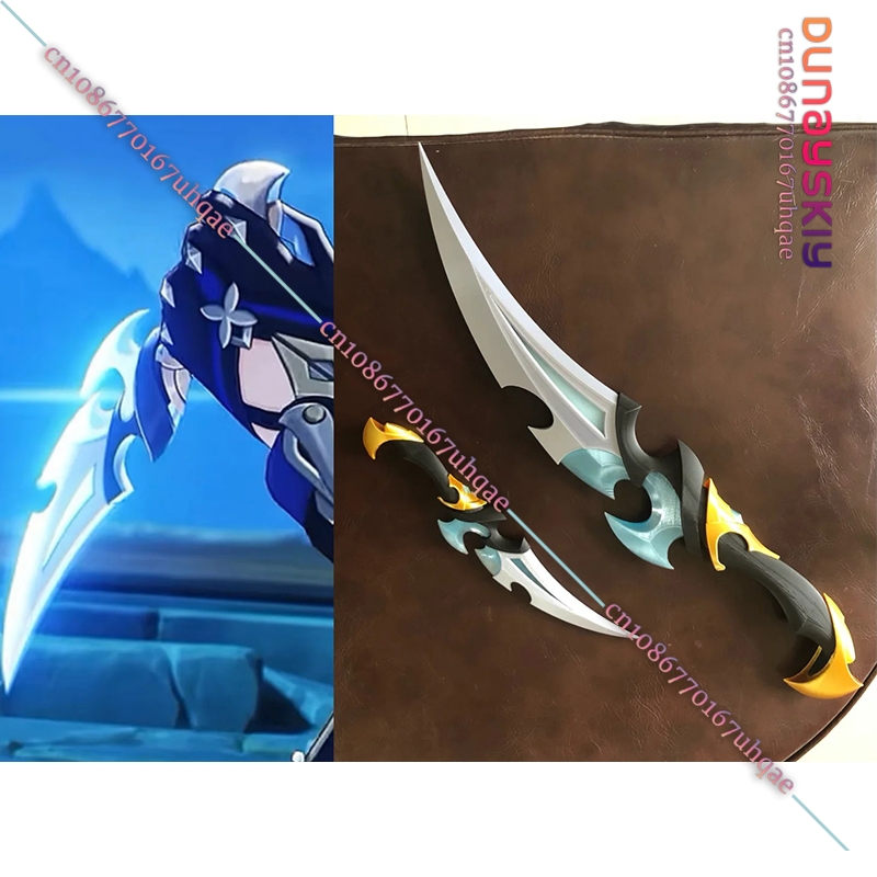 3D Printing Game - SAIKOU%Genshin Impact Лохен: 3D-печатная копия кинжала,