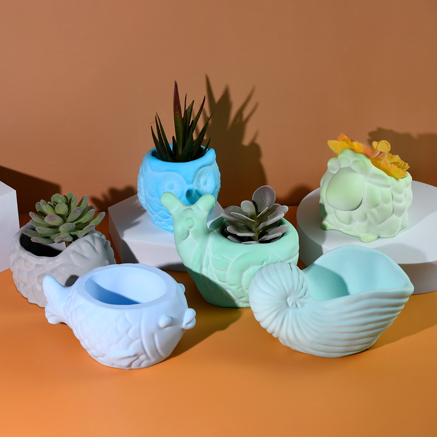 3D цветочный горшок с животным – обзор и цена 3D Printing Vase