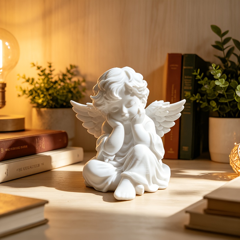 Милая белая статуэтка ангела,  – обзор и цена 3D Printing Mockup