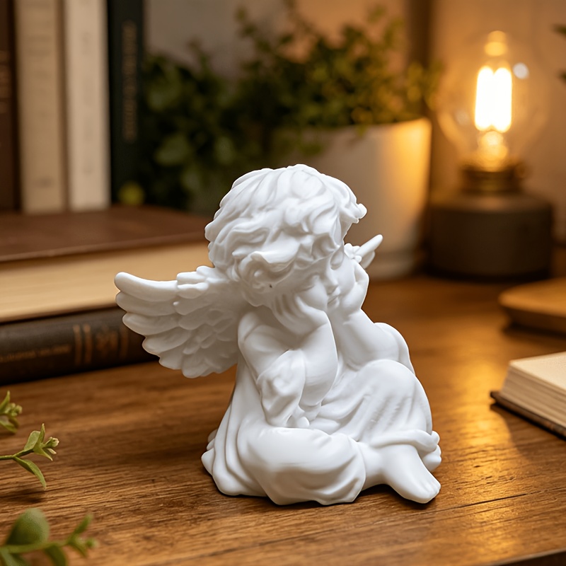 Милая белая статуэтка ангела,  – обзор и цена 3D Printing Mockup
