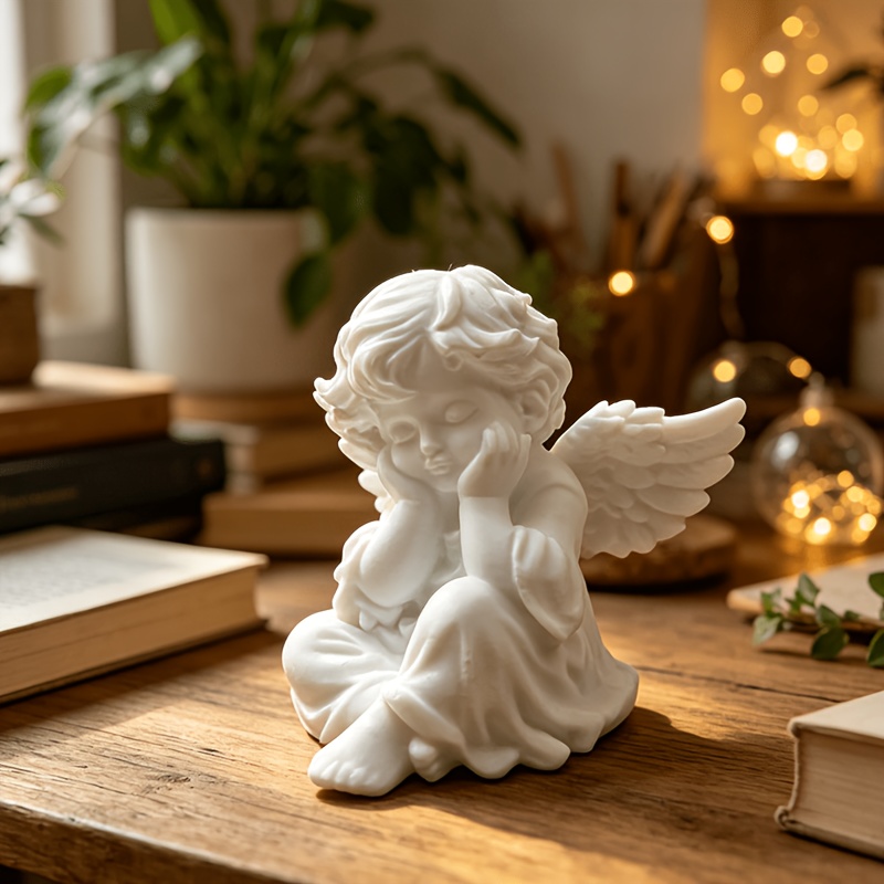 Милая белая статуэтка ангела,  – обзор и цена 3D Printing Mockup