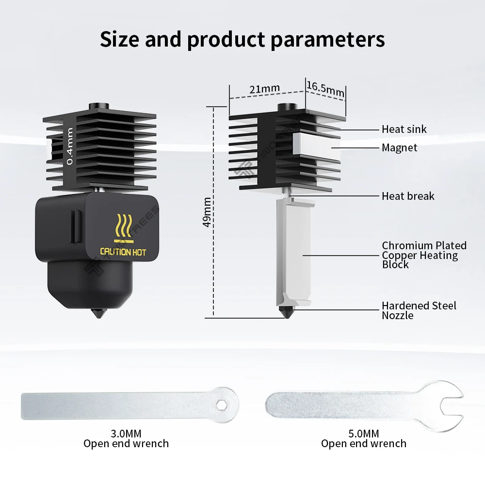 Комплект для модернизации хотэ – обзор и цена Nozzle 0.4Mm Hardened