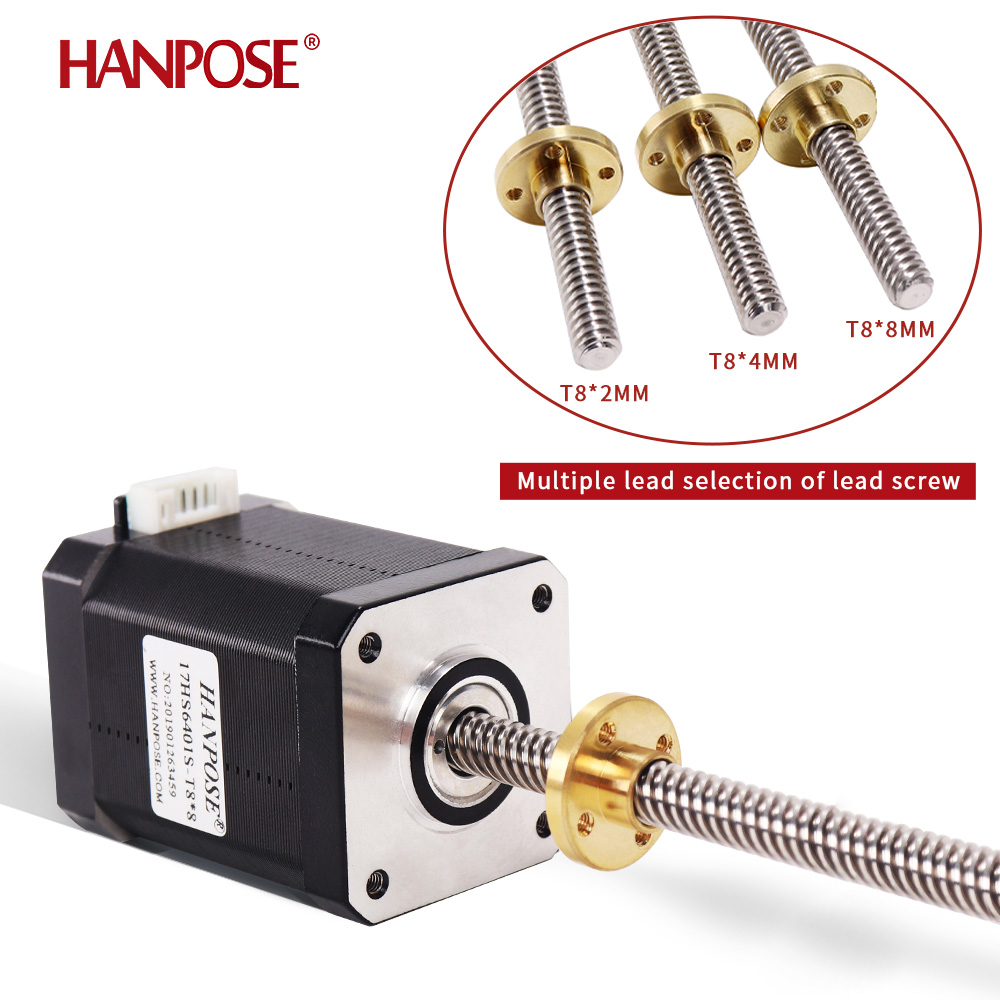 Шаговый двигатель Nema17 1,8 А – обзор и цена Lead Screw Stepper