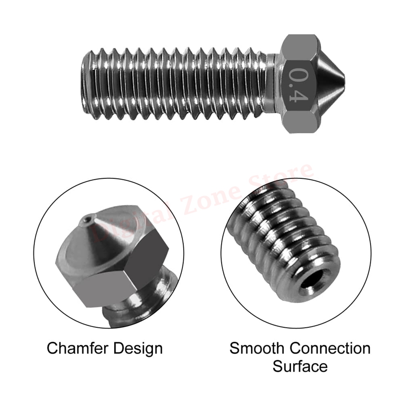 Сопло Volcano V6 из закаленной – обзор и цена Nozzle 0.4Mm Hardened