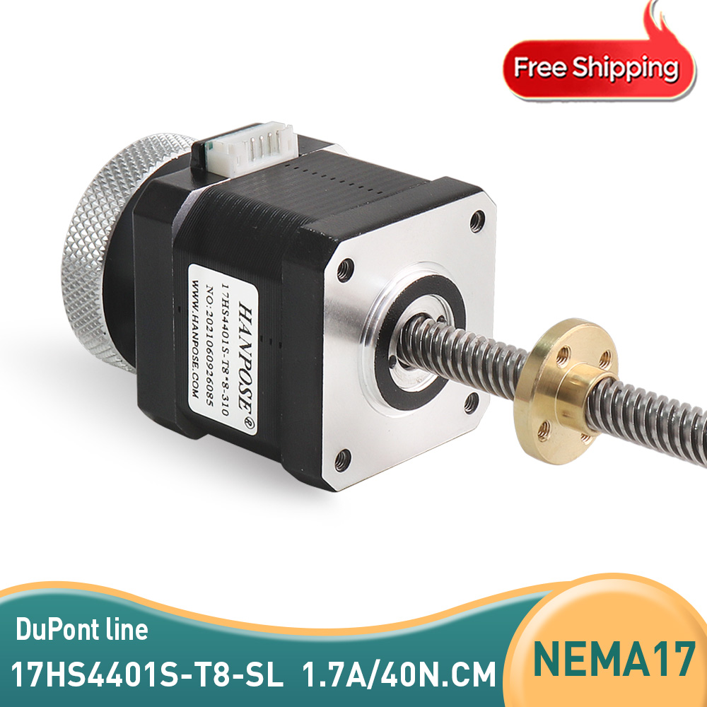 17HS4401S-T8*8 L310MM шаговый  – обзор и цена Lead Screw Stepper