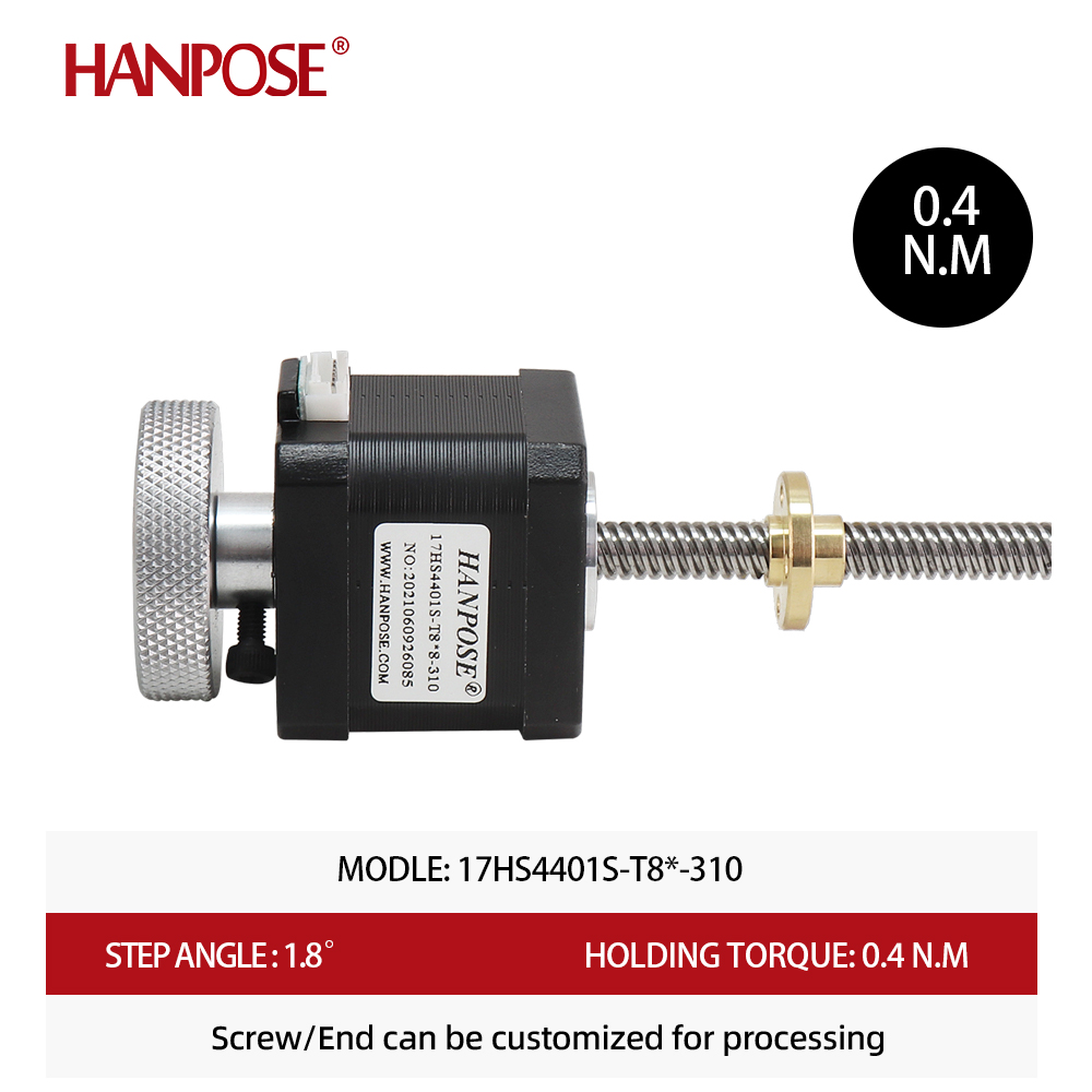 17HS4401S-T8*8 L310MM шаговый  – обзор и цена Lead Screw Stepper